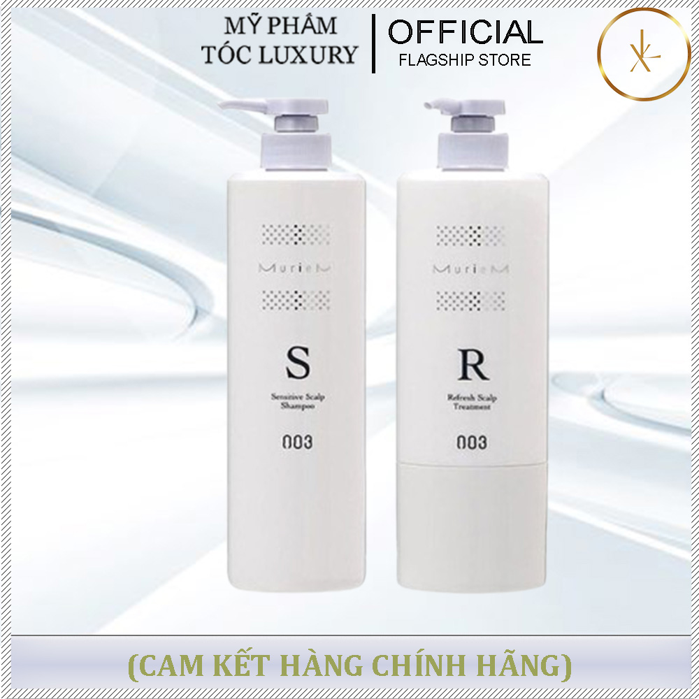 DẦU GỘI XẢ CHỐNG RỤNG TÓC DA ĐẦU NHẠY CẢM SR 003 NUMBER THREE MURIEM SENSITIVE SCALP 660ML